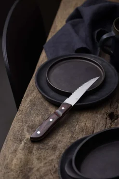Gense Old Farmer Classic Steakkniv XL 4 stk, Træ/Stål
