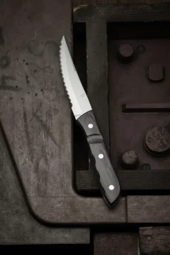 Gense Old Farmer Classic Steakkniv XL 4 stk, Træ/Stål