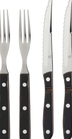 Gense Steakbestik|Bestiksæt > Old Farmer Classic Steakbestik , Træ/Stål