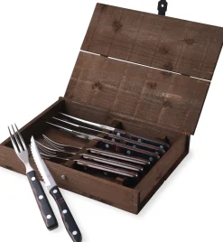Gense Steakbestik|Bestiksæt > Old Farmer Classic Steakbestik , Træ/Stål