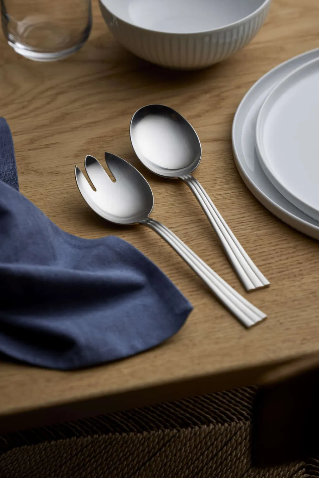 Gense Serveringsbestik > Thebe Salatbestik, Mat Stål