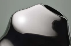 Online Gense Dorotea Vase H10 cm, Blankt Stål