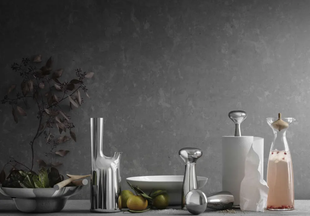 Georg Jensen Karafler > Alfredo Glaskaraffel 1 L, Egetræ
