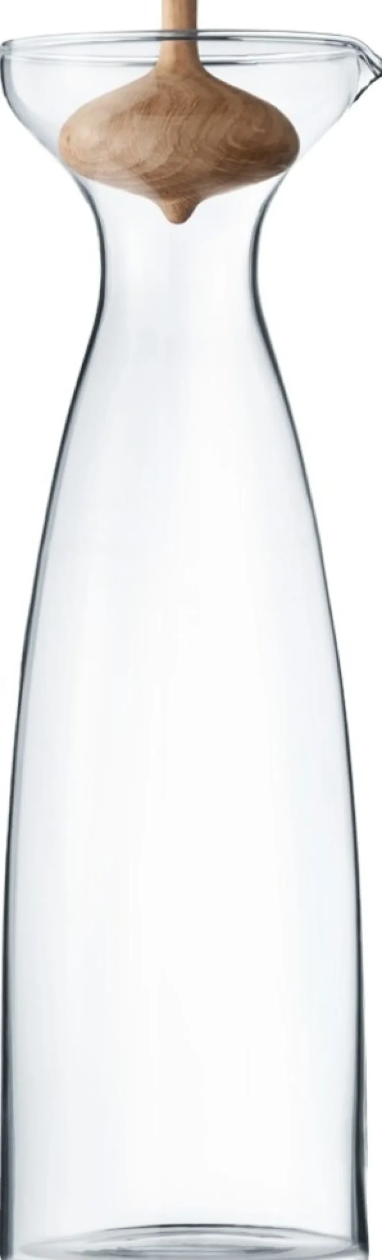 Georg Jensen Karafler > Alfredo Glaskaraffel 1 L, Egetræ