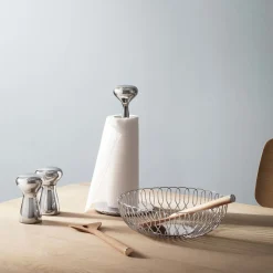 Georg Jensen Køkkenrulleholdere > Alfredo Køkkenrulleholder 32 cm, Blankt Stål