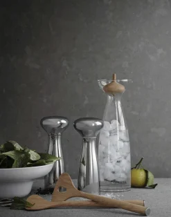 Georg Jensen Serveringsbestik > Alfredo Salatbestik 18 cm, Egetræ
