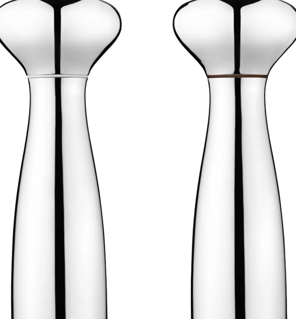 Georg Jensen Alfredo Salt- & Peberkværn , Blankt Stål