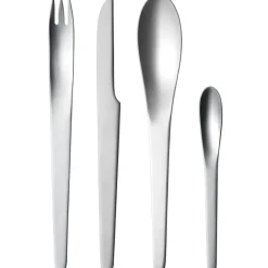 Sale Georg Jensen Arne Jacobsen Bestiksæt , Mat Stål