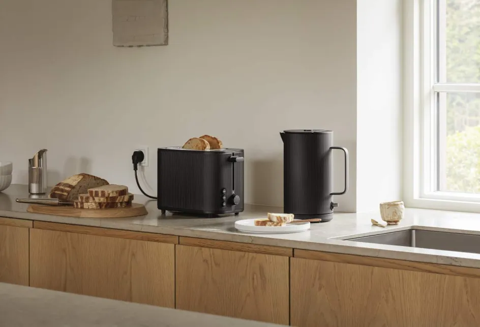 Hot Georg Jensen Bernadotte Brødrister, Mat Sort