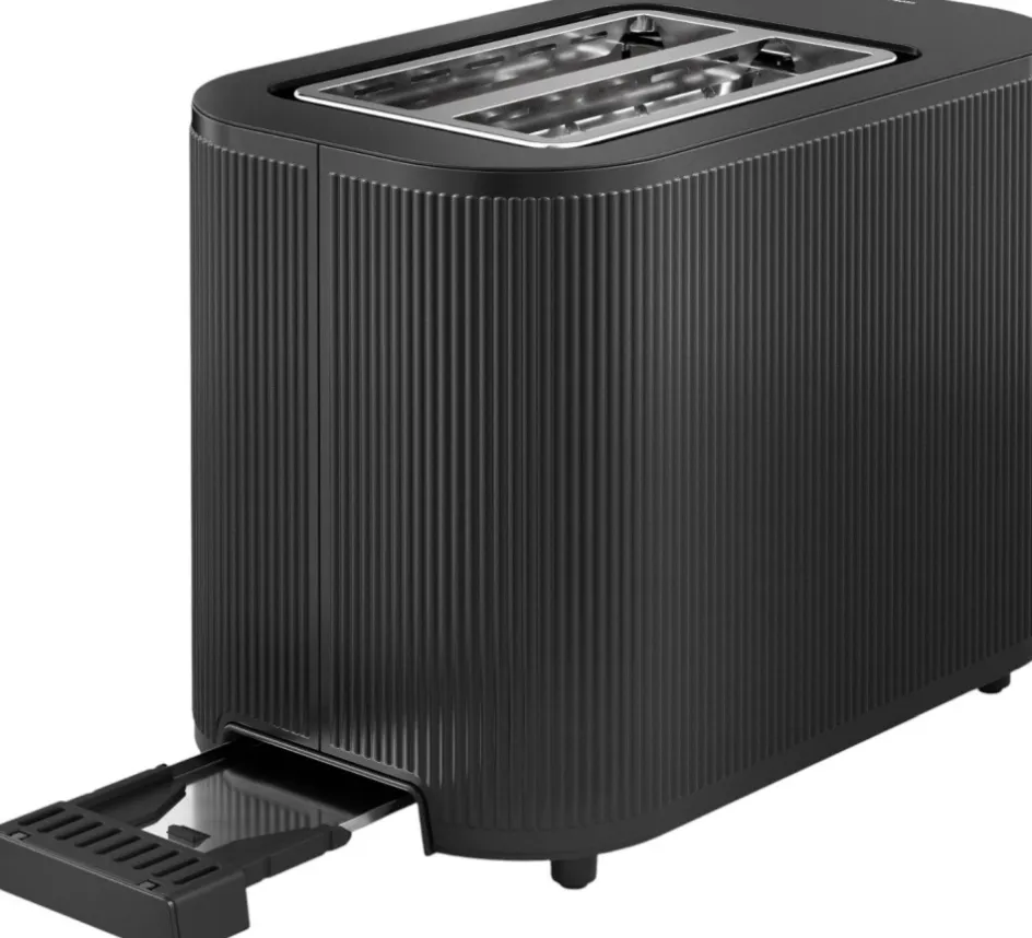 Hot Georg Jensen Bernadotte Brødrister, Mat Sort
