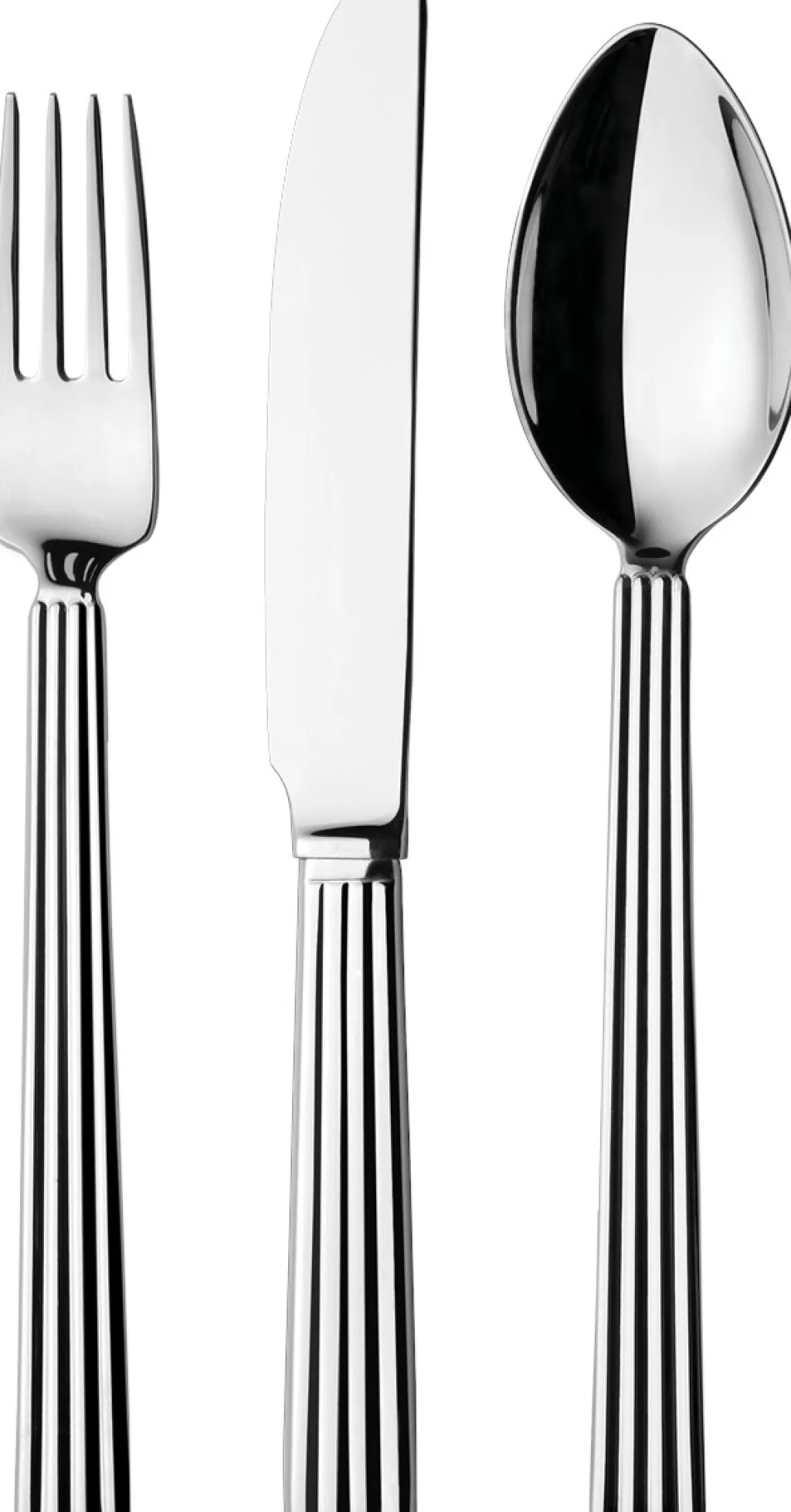 Børn Georg Jensen Bestiksæt|Børnebestik > Bernadotte Børnebestiksæt 3 Dele, Blankt Stål