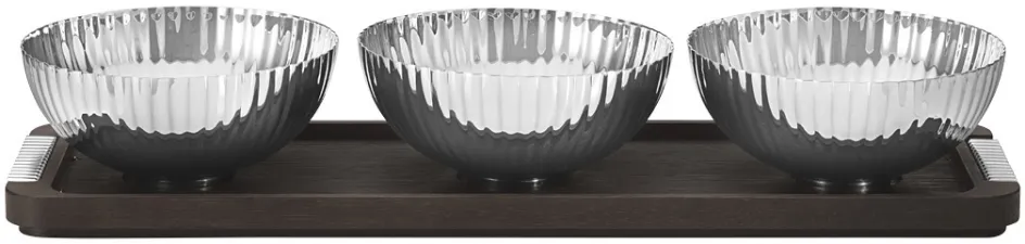 Clearance Georg Jensen Bernadotte Bakke m. Skåle, Røget Eg