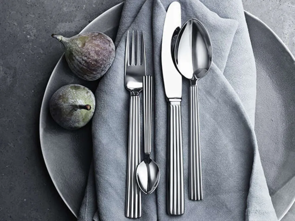 Georg Jensen Bestiksæt > Bernadotte Bestiksæt , Blankt Stål