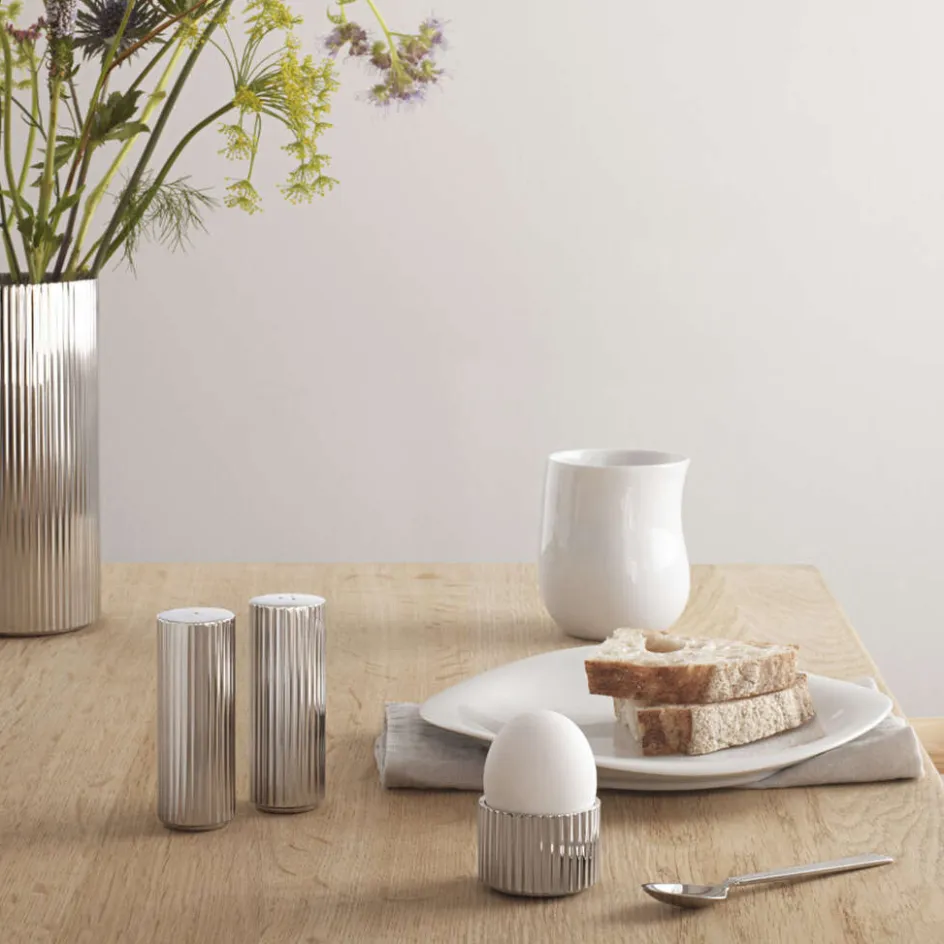 Outlet Georg Jensen Bernadotte Æggebæger 2 stk, Blankt Stål
