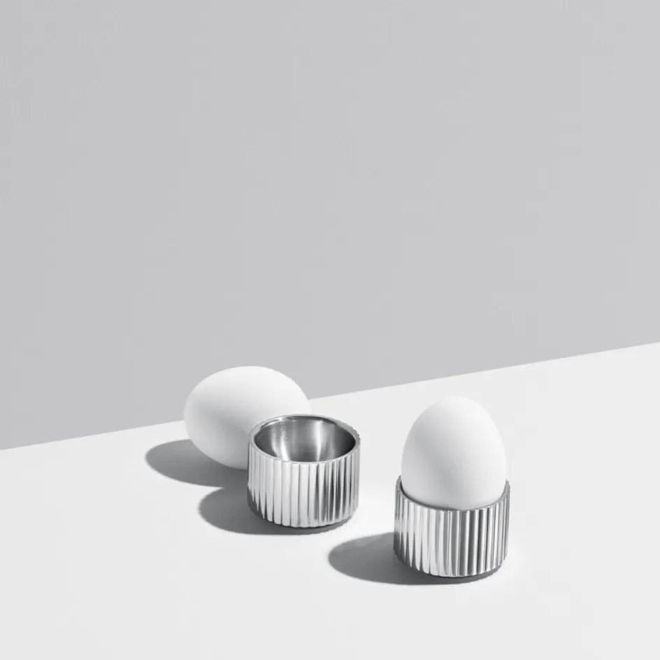 Outlet Georg Jensen Bernadotte Æggebæger 2 stk, Blankt Stål