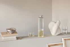 Outlet Bernadotte Karaffel 1 L, Krystalglas/Blankt Stål Karafler