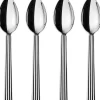 Sale Georg Jensen Bernadotte Teskeer 4 stk. 16 cm, Blankt Stål
