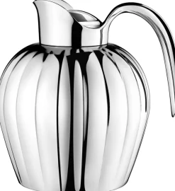 Georg Jensen Termokander > Bernadotte Termokande m. Push Låg 0,8 L, Krom