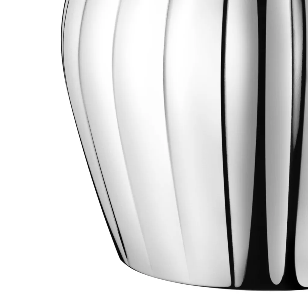 Georg Jensen Termokander > Bernadotte Termokande m. Push Låg 0,8 L, Krom