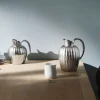 Outlet Georg Jensen Bernadotte Termokande m. Push Låg 1 L, Krom