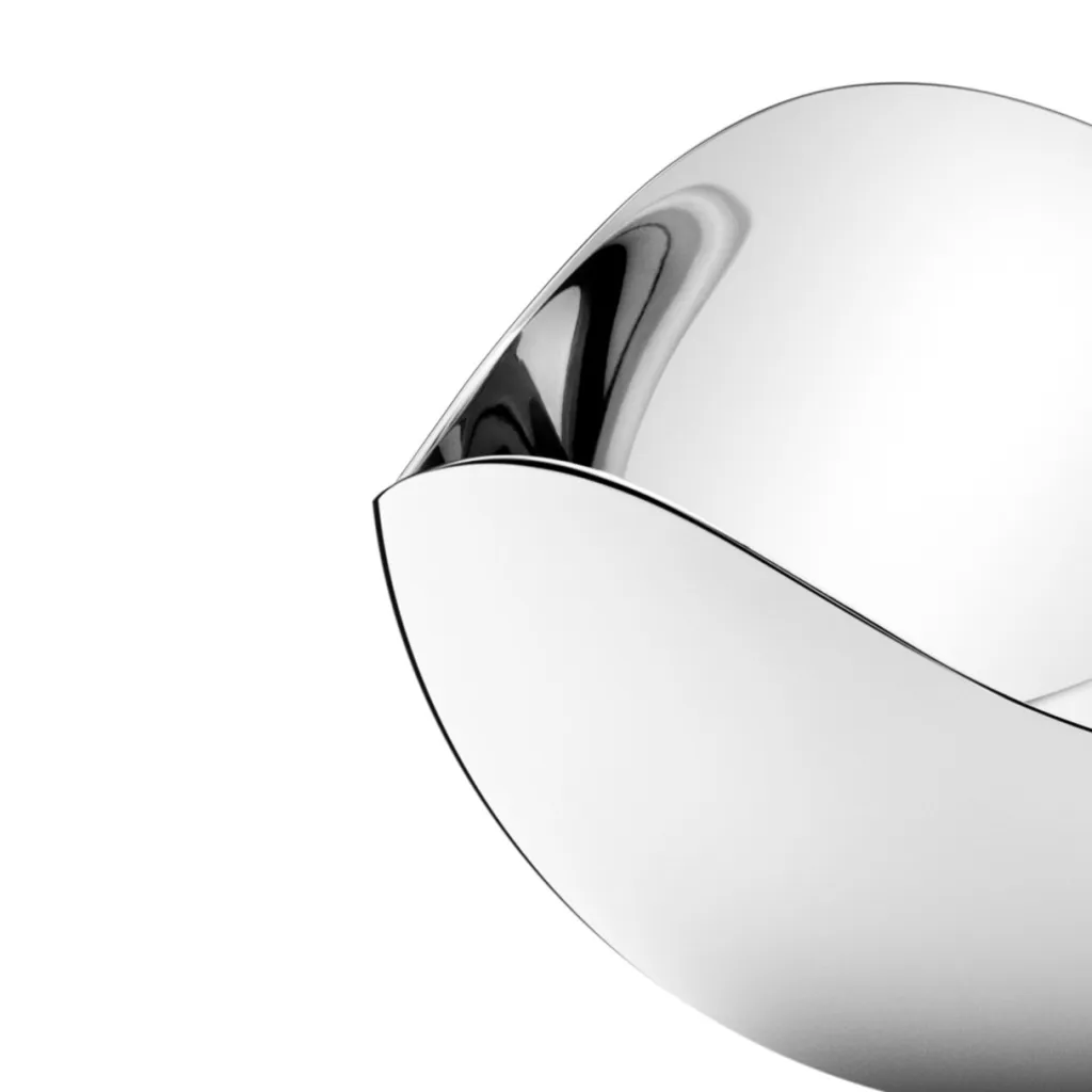 Georg Jensen Salt Og Peber|Salt Og Peber > Bloom Saltkar & Ske Ø7 cm, Blankt Stål