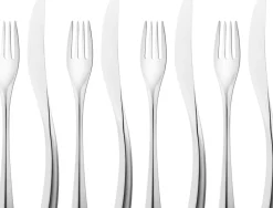 Georg Jensen Bestiksæt > Cobra Frokostsæt 8 Dele, Blankt Stål