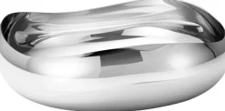 New Georg Jensen Cobra Skål , Blankt Stål