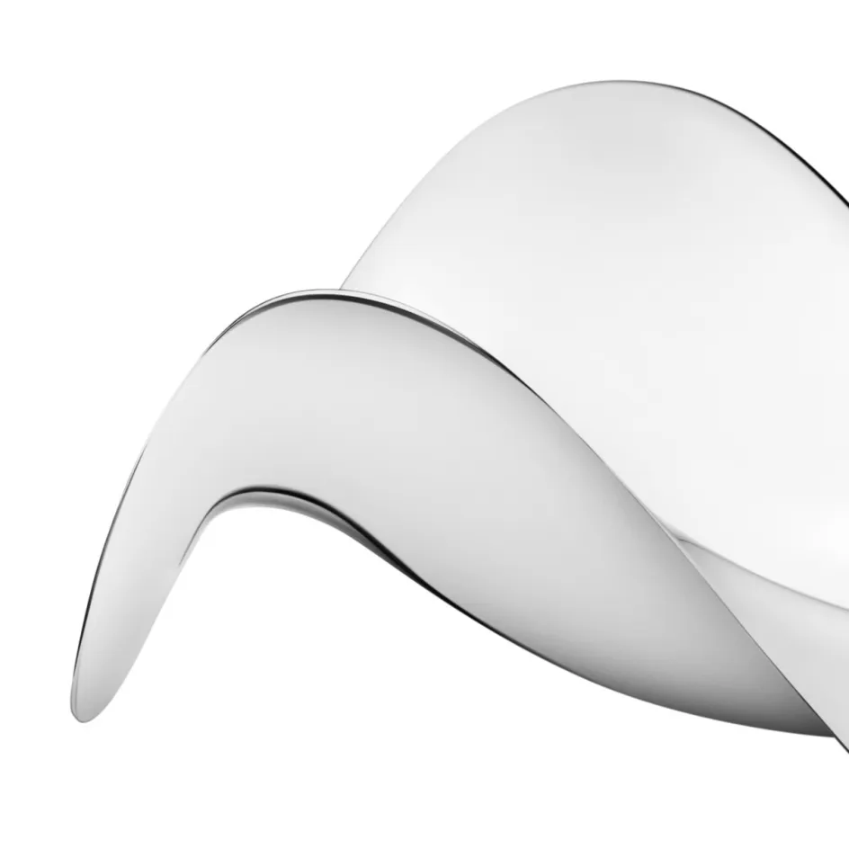 Hot Georg Jensen Cobra Skål , Blankt Stål