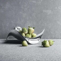 Hot Georg Jensen Cobra Skål , Blankt Stål