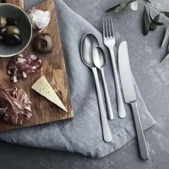 New Georg Jensen Copenhagen Bestiksæt , Mat Stål
