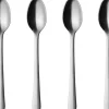 Georg Jensen Copenhagen Kaffeskeer 4 stk, Mat Stål