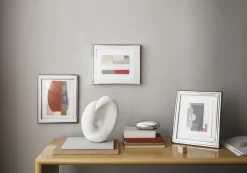 Outlet Deco Billedramme 10x12 cm, Blankt Stål Stue|Vægdekorationer Og Plakater