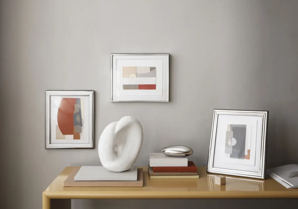 Outlet Deco Billedramme 10x12 cm, Blankt Stål Stue|Vægdekorationer Og Plakater