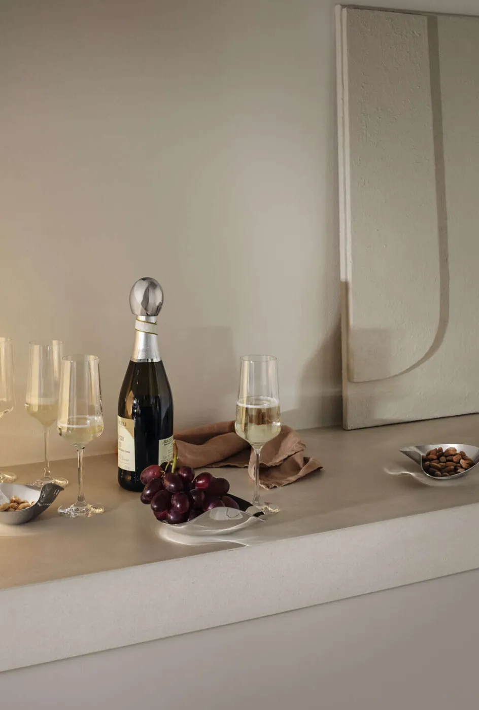 Georg Jensen Indulgence Champagneprop, Blankt Stål
