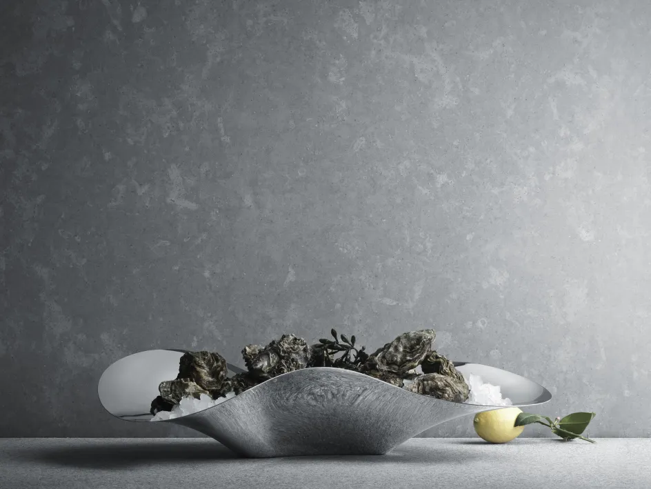 Sale Georg Jensen Indulgence Østersskål 58,7 cm, Blankt Stål