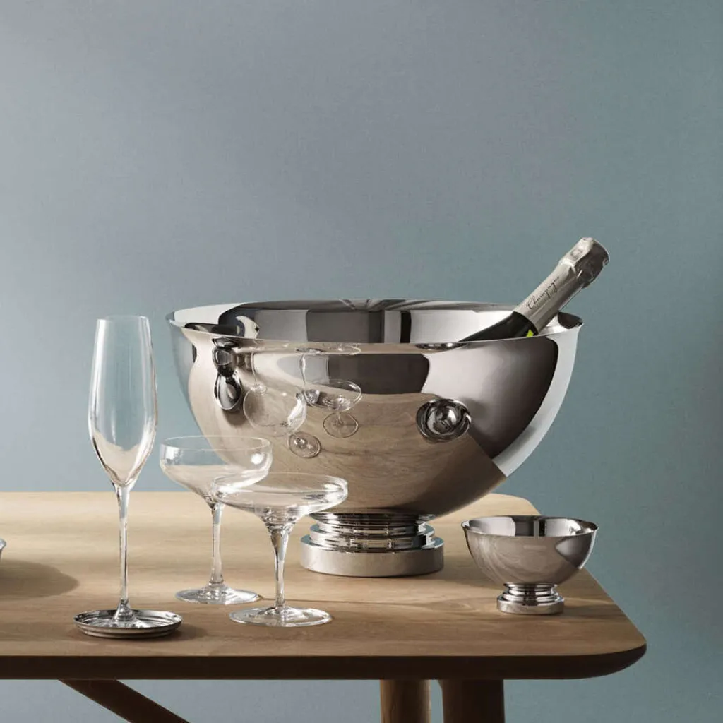 Georg Jensen Champagne- Og Vinkølere > Manhattan Champagnekøler 42 cm, Blankt Stål