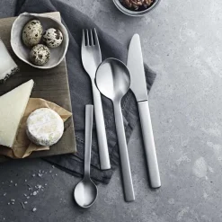 Georg Jensen Bestiksæt > New York Bestiksæt 2, Mat Stål