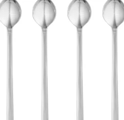 Hot Georg Jensen New York Caffe Latte skeer 4 stk, Mat Stål