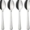Online Georg Jensen Pyramid Dessertske 4 stk, Blankt Stål