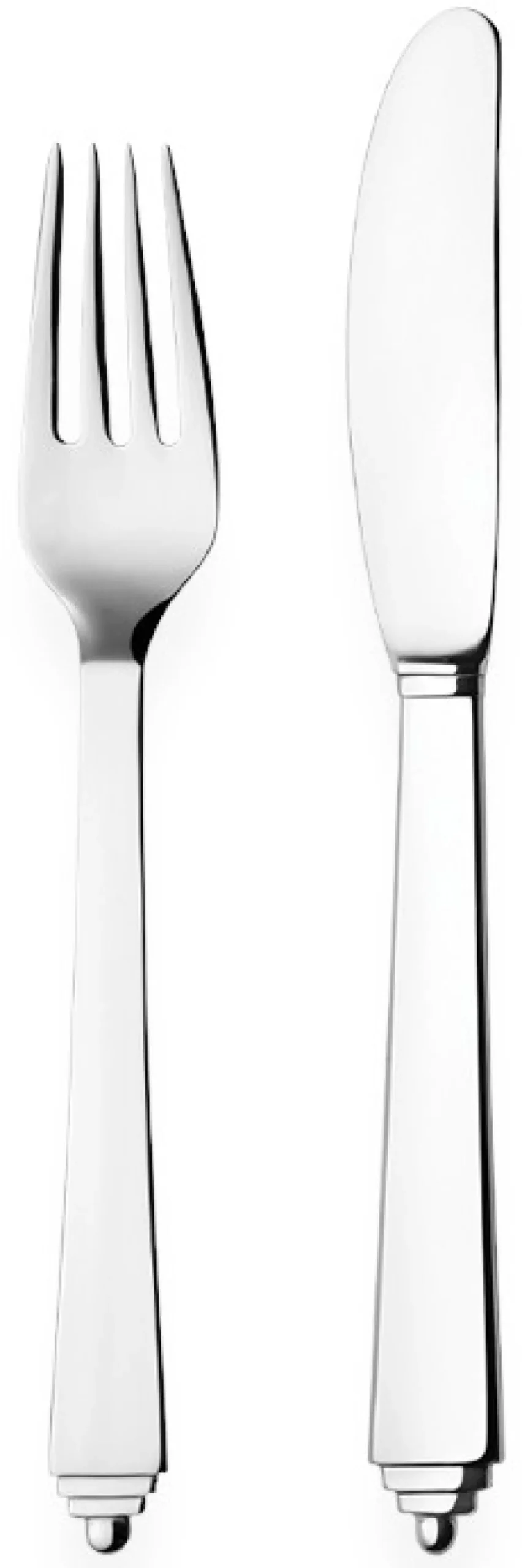 Georg Jensen Bestiksæt > Pyramid Frokostsæt 8 stk, Blankt Stål