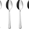 Discount Georg Jensen Pyramid Kaffeskeer 4 stk, Blankt Stål