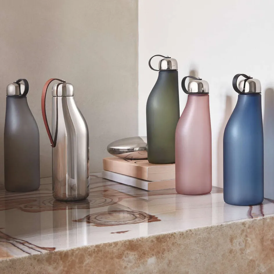 New Georg Jensen Sky Vandflaske, Rosa