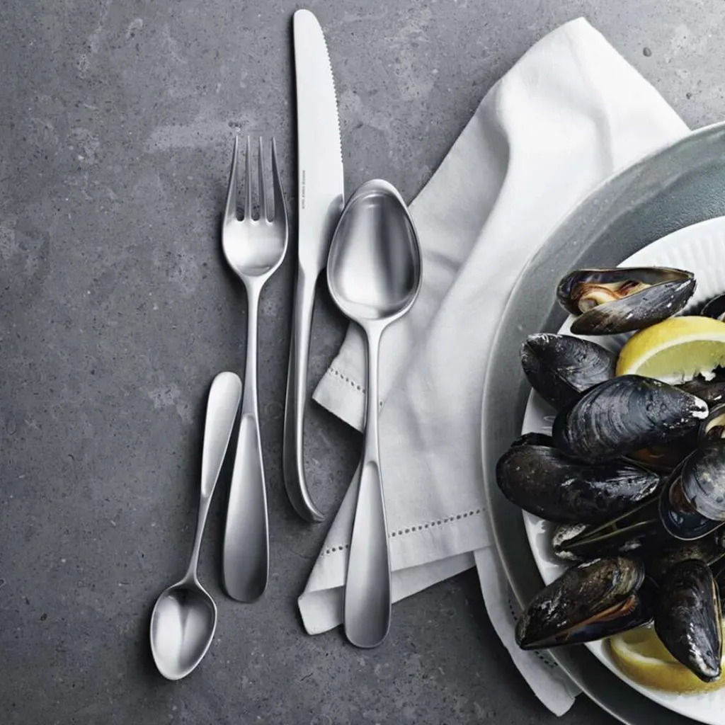 Vivianna Bestiksæt 4 Dele, Mat Stål Bestiksæt