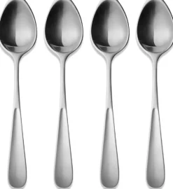 Georg Jensen Spiseskeer > Vivianna Dessertskeer 4 stk, Mat Stål
