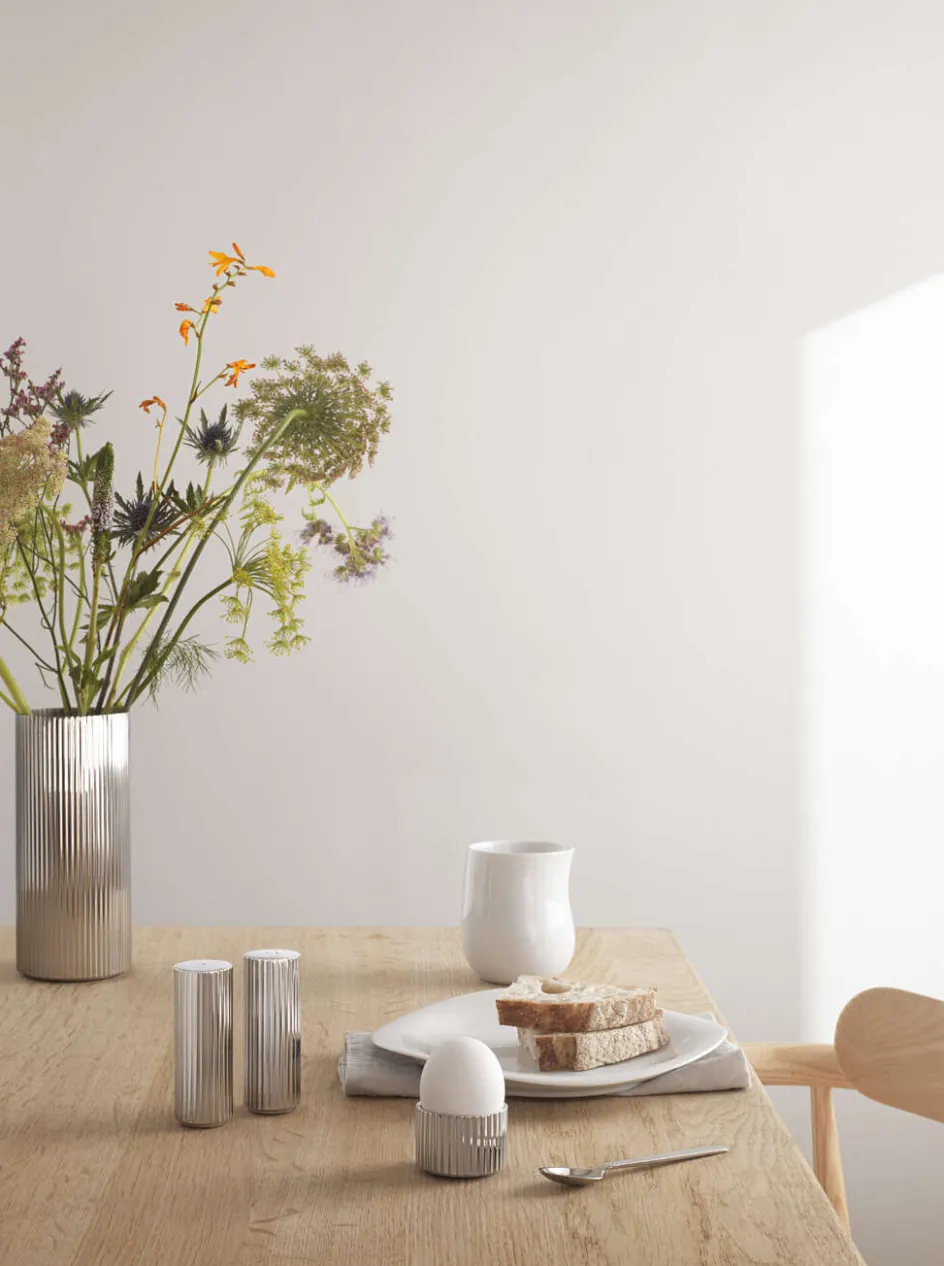 Discount Georg Jensen Bernadotte Vase Stor, Blankt Stål