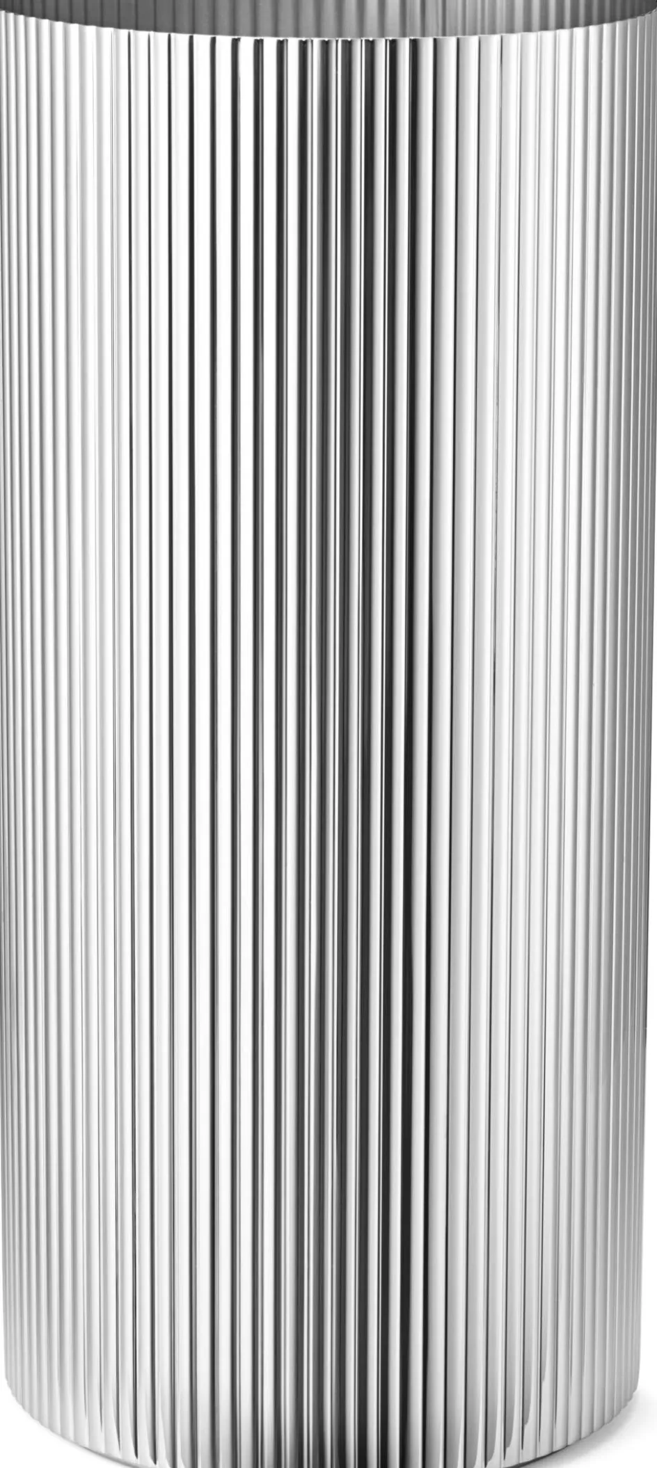 Discount Georg Jensen Bernadotte Vase Stor, Blankt Stål