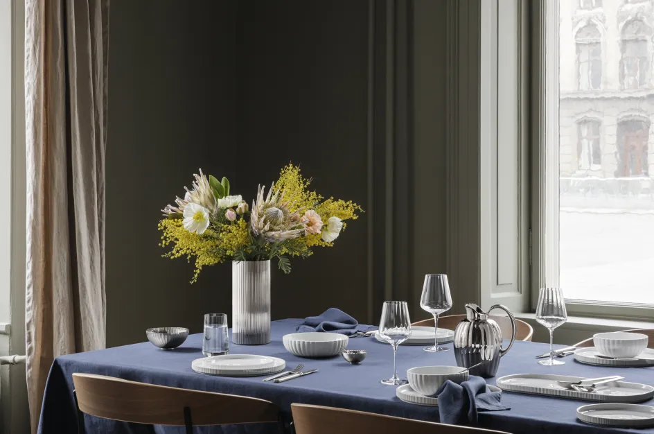 Discount Georg Jensen Bernadotte Vase Stor, Blankt Stål