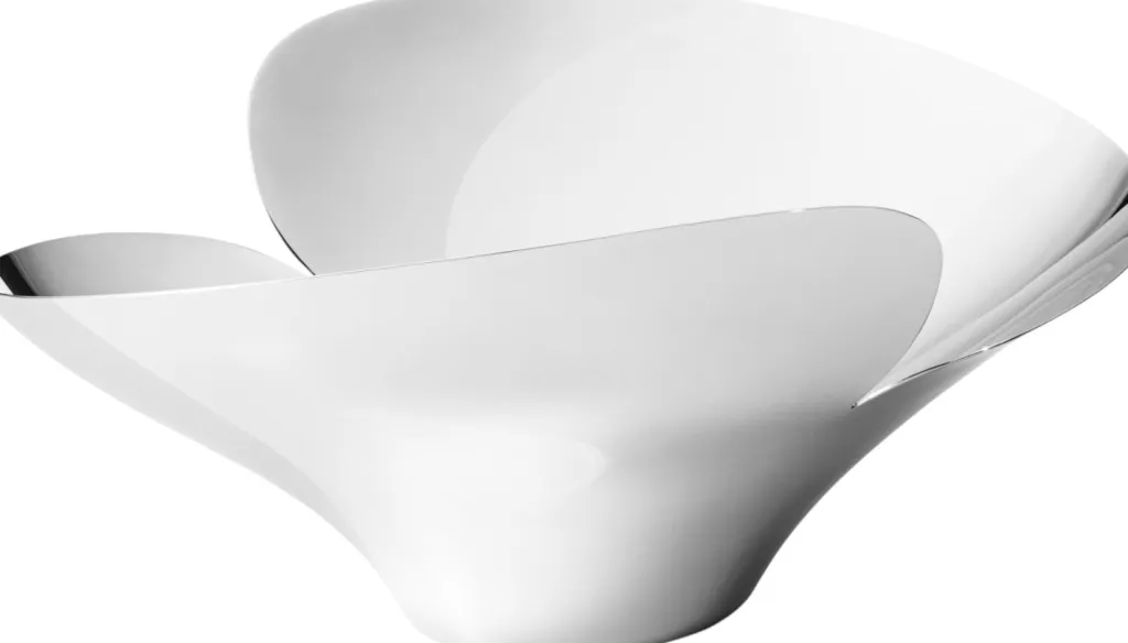 Georg Jensen Stue|Pynteskåle Og Fade > Bloom Botanica Skål , Blankt Stål