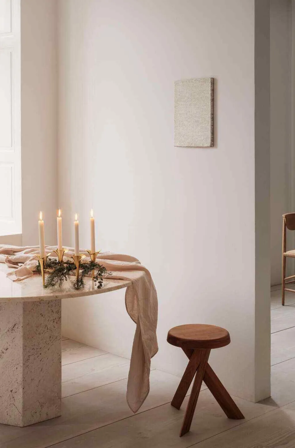 Georg Jensen Lysestager > Bloom Lysestage H15 cm, Guldbelagt