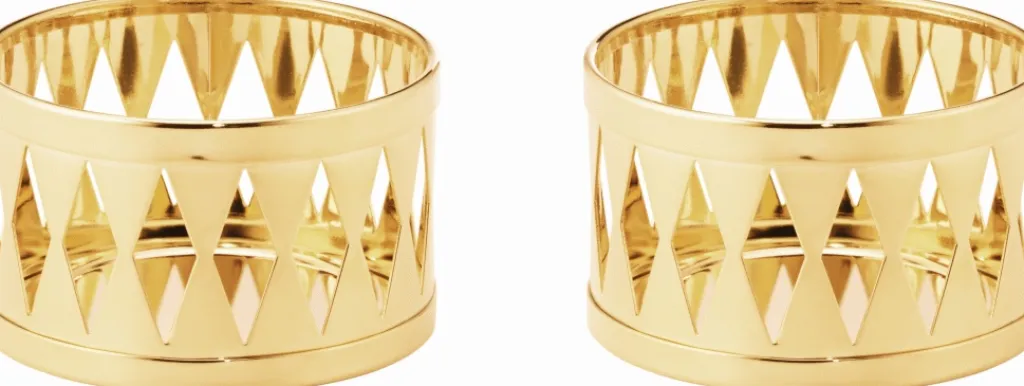 Georg Jensen Julelys|Fyrfadsstager > Fyrfadsstage ?6,2 cm, Guldbelagt